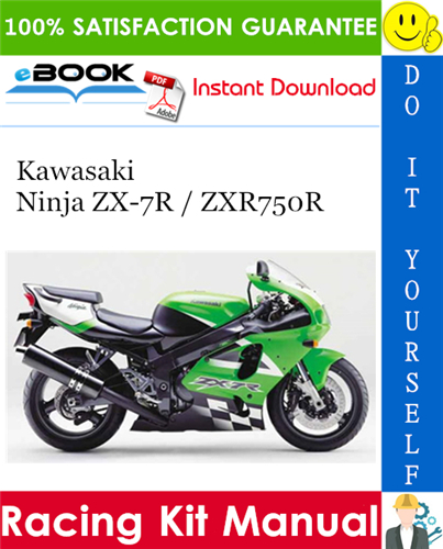 Thumbnail ☆☆ Best ☆☆ 1992 Kawasaki Ninja ZX-7R / ZXR750R Racing Kit Manual