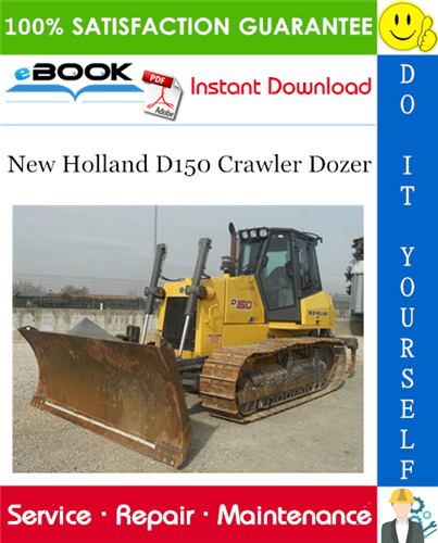 Thumbnail ☆☆ Best ☆☆ New Holland D150 Crawler Dozer Service Repair Manual