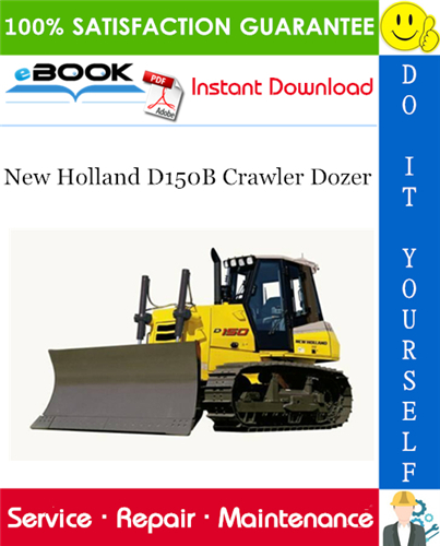 Thumbnail ☆☆ Best ☆☆ New Holland D150B Crawler Dozer Service Repair Manual
