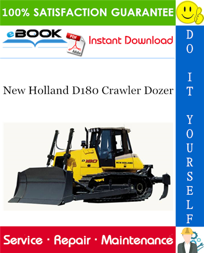 Thumbnail ☆☆ Best ☆☆ New Holland D180 Crawler Dozer Service Repair Manual