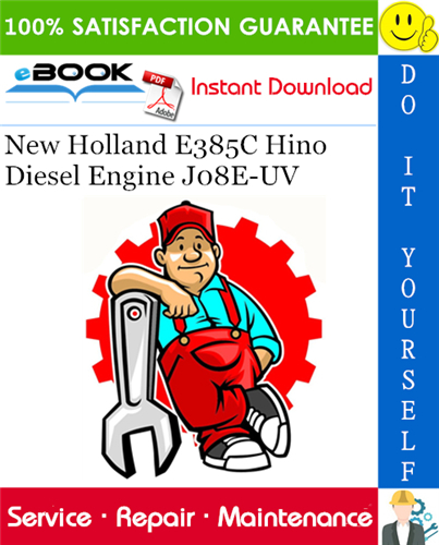 Thumbnail ☆☆ Best ☆☆ New Holland E385C Hino Diesel Engine J08E-UV Service Repair Manual 
