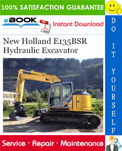 Thumbnail ☆☆ Best ☆☆ New Holland E135BSR Hydraulic Excavator Service Repair Manual