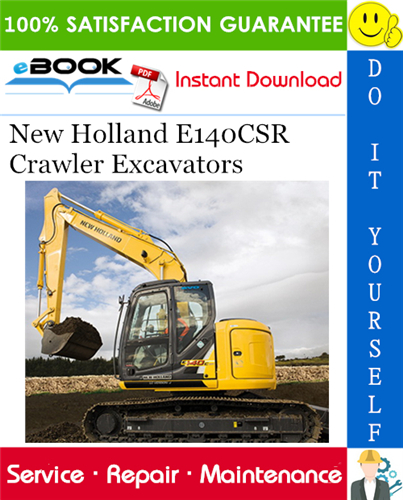 Thumbnail ☆☆ Best ☆☆ New Holland E140CSR Crawler Excavators Service Repair Manual