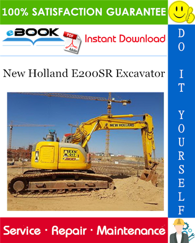 Thumbnail ☆☆ Best ☆☆ New Holland E200SR Excavator Service Repair Manual