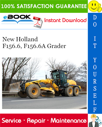 Thumbnail ☆☆ Best ☆☆ New Holland F156.6, F156.6A Grader Service Repair Manual