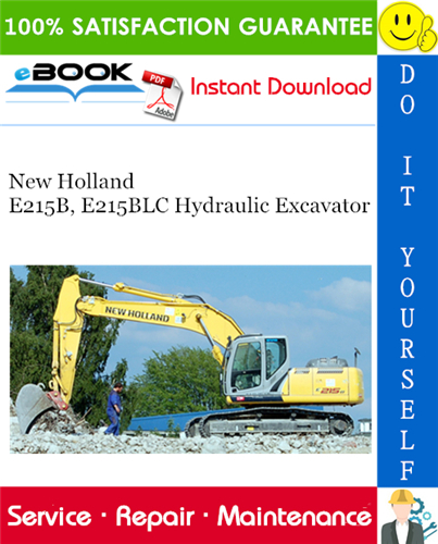 Thumbnail ☆☆ Best ☆☆ New Holland E215B, E215BLC Hydraulic Excavator Service Repair Manual