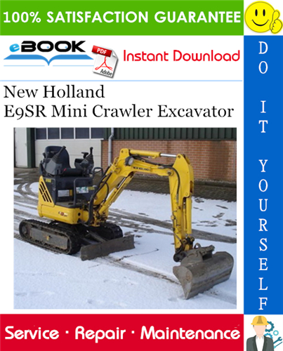 Thumbnail ☆☆ Best ☆☆ New Holland E9SR Mini Crawler Excavator Service Repair Manual