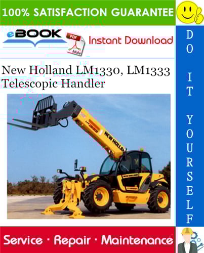 Thumbnail ☆☆ Best ☆☆ New Holland LM1330, LM1333 Telescopic Handler Service Repair Manual