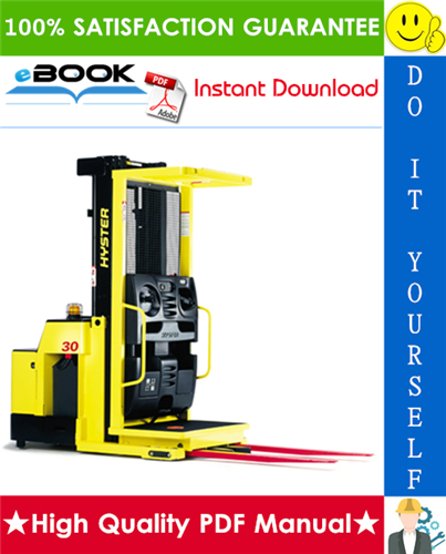 Thumbnail ☆☆ Best ☆☆ Hyster R30F, R30FA, R30FF (E118) Electric Reach Trucks Parts Manual