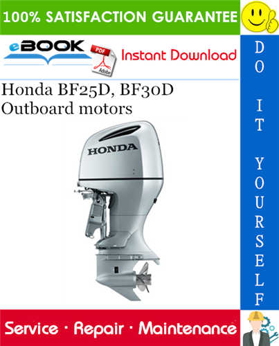 Thumbnail ☆☆ Best ☆☆ Honda BF25D, BF30D Outboard motors Service Repair Manual 