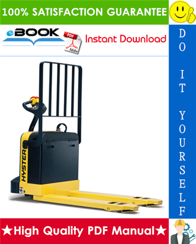 Thumbnail ☆☆ Best ☆☆ Hyster W60XT, W80XT (E135) Electric Pallet Truck Parts Manual