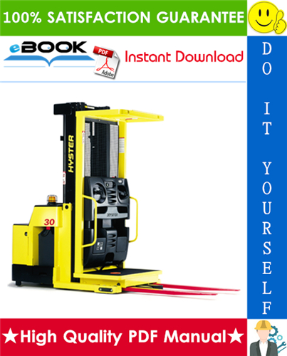 Thumbnail ☆☆ Best ☆☆ Hyster R30XMS3 3000 lb. Capacity (E174) Narrow Aisle Order Picker Parts Manual