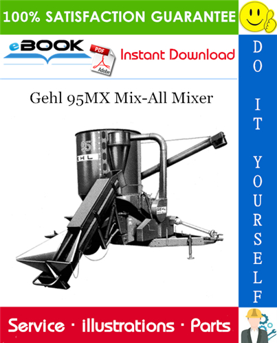 Thumbnail ☆☆ Best ☆☆ Gehl 95MX Mix-All Mixer Parts Manual