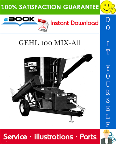 Thumbnail ☆☆ Best ☆☆ GEHL 100 MIX-All Parts Manual
