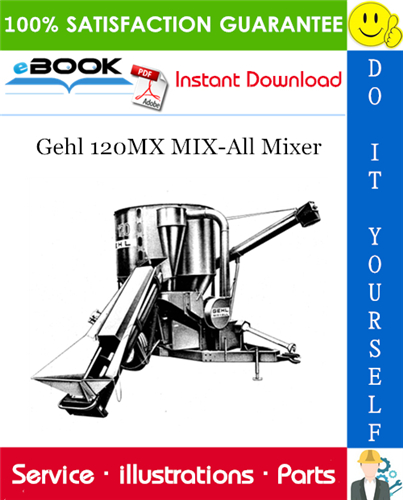 Thumbnail ☆☆ Best ☆☆ Gehl 120MX MIX-All Mixer Parts Manual