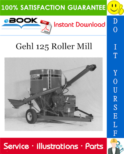 Thumbnail ☆☆ Best ☆☆ Gehl 125 Roller Mill Parts Manual