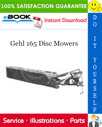 Thumbnail ☆☆ Best ☆☆ Gehl 165 Disc Mowers Parts Manual