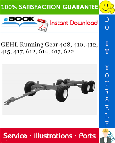 Thumbnail ☆☆ Best ☆☆ GEHL Running Gear 408, 410, 412, 415, 417, 612, 614, 617, 622 Parts Manual