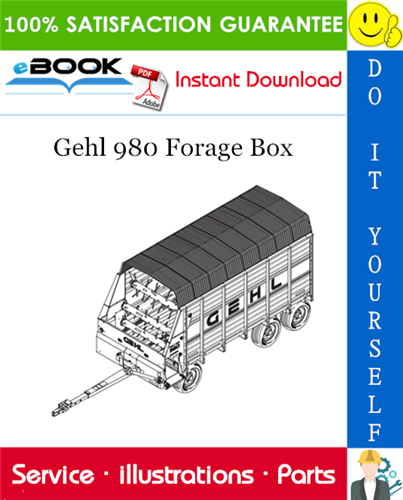 Thumbnail ☆☆ Best ☆☆ Gehl 980 Forage Box Parts Manual