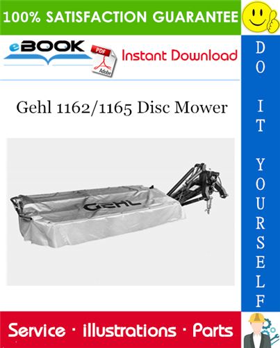 Thumbnail ☆☆ Best ☆☆ Gehl 1162/1165 Disc Mower Parts Manual