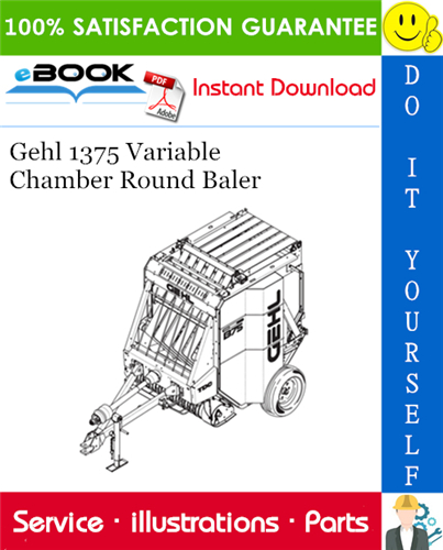 Thumbnail ☆☆ Best ☆☆ Gehl 1375 Variable Chamber Round Baler Parts Manual