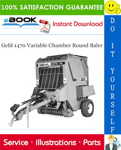 Thumbnail ☆☆ Best ☆☆ Gehl 1470 Variable Chamber Round Baler Parts Manual