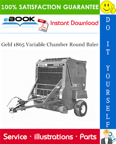 Thumbnail ☆☆ Best ☆☆ Gehl 1865 Variable Chamber Round Baler Parts Manual