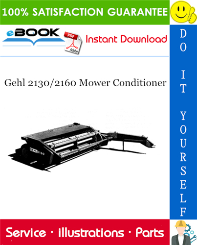 Thumbnail ☆☆ Best ☆☆ Gehl 2130/2160 Mower Conditioner Parts Manual