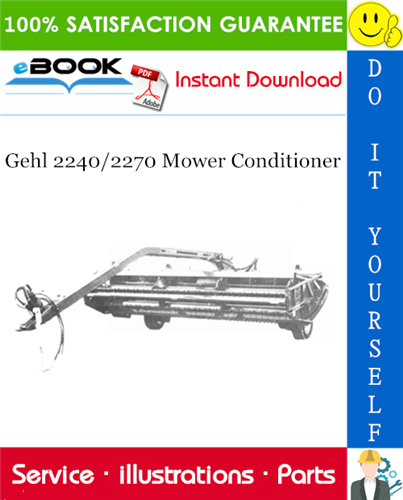 Thumbnail ☆☆ Best ☆☆ Gehl 2240/2270 Mower Conditioner Parts Manual