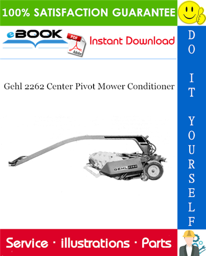 Thumbnail ☆☆ Best ☆☆ Gehl 2262 Center Pivot Mower Conditioner Parts Manual