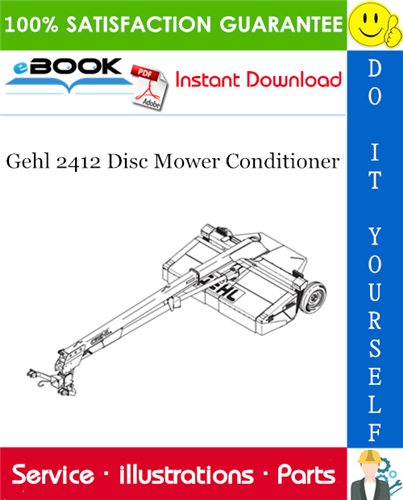 Thumbnail ☆☆ Best ☆☆ Gehl 2412 Disc Mower Conditioner Parts Manual
