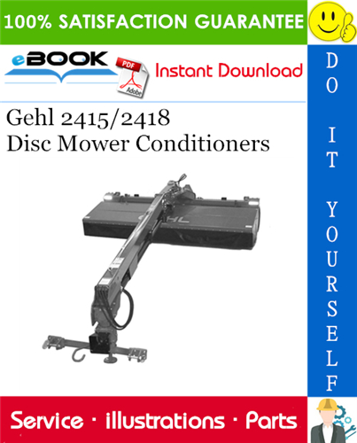 Thumbnail ☆☆ Best ☆☆ Gehl 2415/2418 Disc Mower Conditioners Parts Manual