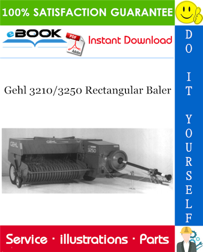 Thumbnail ☆☆ Best ☆☆ Gehl 3210/3250 Rectangular Baler Parts Manual