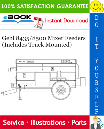 Thumbnail ☆☆ Best ☆☆ Gehl 8435/8500 Mixer Feeders (Includes Truck Mounted) Parts Manual