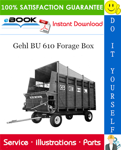 Thumbnail ☆☆ Best ☆☆ Gehl BU 610 Forage Box Parts Manual