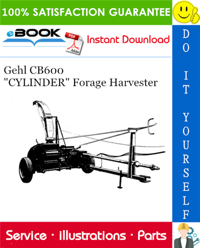Thumbnail ☆☆ Best ☆☆ Gehl CB600 CYLINDER Forage Harvester Parts Manual