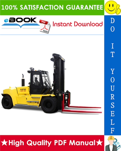 Thumbnail ☆☆ Best ☆☆ Hyster H550HD, H550HDS, H620HD, H650HD, H650HDS, H700HD, H700HDS (F008) High-Capacity Forklift Trucks Parts Manual