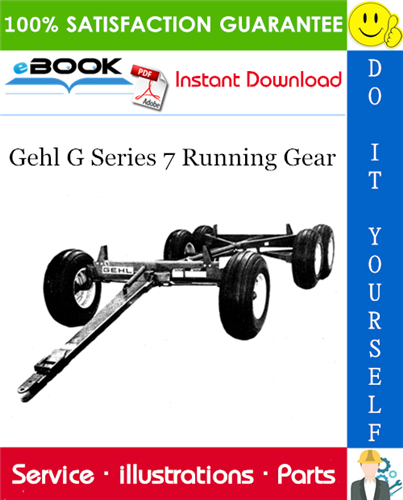 Thumbnail ☆☆ Best ☆☆ Gehl G Series 7 Running Gear Parts Manual