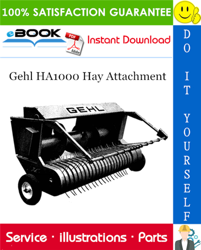 Thumbnail ☆☆ Best ☆☆ Gehl HA1000 Hay Attachment Parts Manual