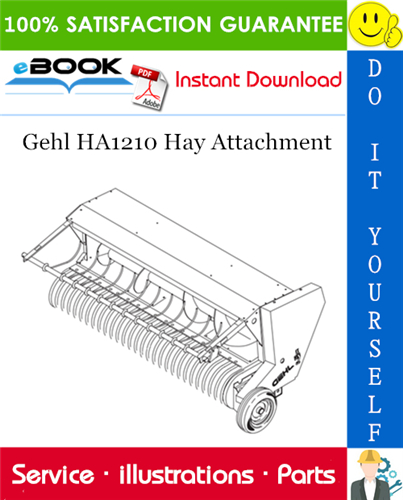 Thumbnail ☆☆ Best ☆☆ Gehl HA1210 Hay Attachment Parts Manual
