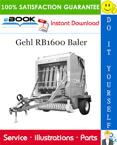 Thumbnail ☆☆ Best ☆☆ Gehl RB1600 Baler Parts Manual