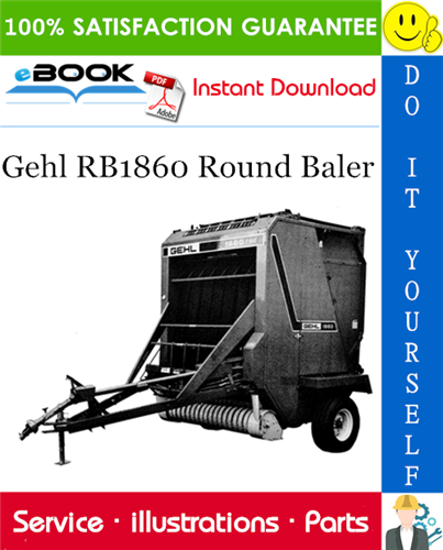 Thumbnail ☆☆ Best ☆☆ Gehl RB1860 Round Baler Parts Manual