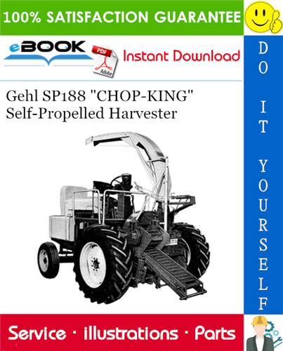 Thumbnail ☆☆ Best ☆☆ Gehl SP188 CHOP-KING Self-Propelled Harvester Parts Manual