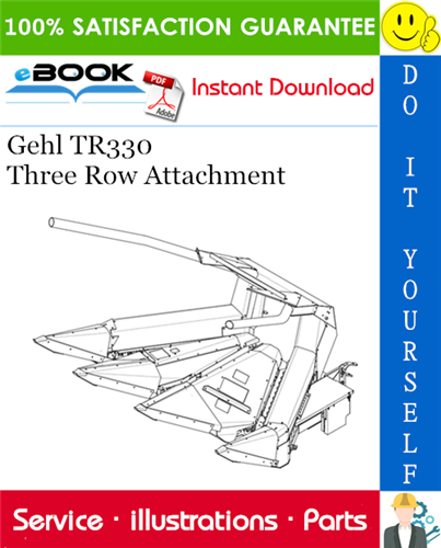 Thumbnail ☆☆ Best ☆☆ Gehl TR330 Three Row Attachment Parts Manual