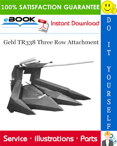 Thumbnail ☆☆ Best ☆☆ Gehl TR338 Three Row Attachment Parts Manual