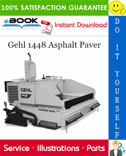 Thumbnail ☆☆ Best ☆☆ Gehl 1448 Asphalt Paver Parts Manual