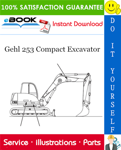 Thumbnail ☆☆ Best ☆☆ Gehl 253 Compact Excavator Parts Manual