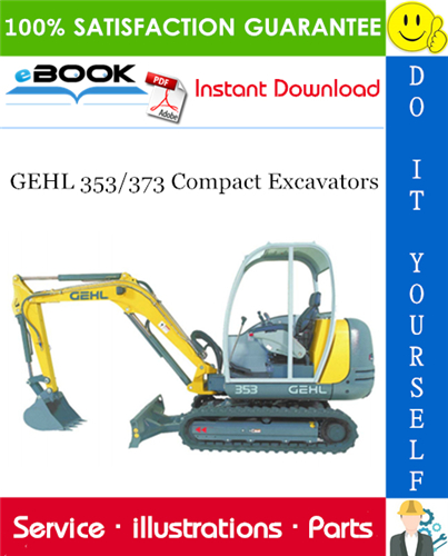 Thumbnail ☆☆ Best ☆☆ GEHL 353/373 Compact Excavators Parts Manual