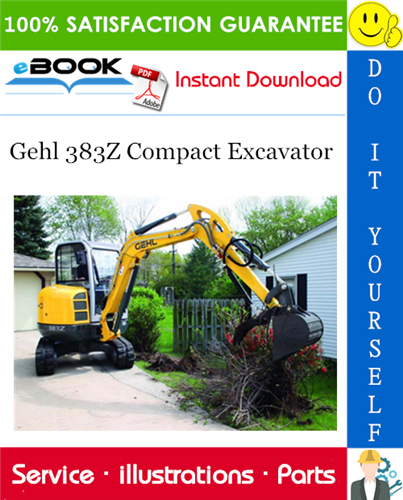 Thumbnail ☆☆ Best ☆☆ Gehl 383Z Compact Excavator Parts Manual