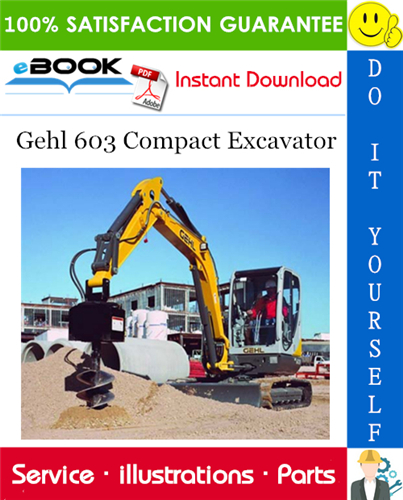 Thumbnail ☆☆ Best ☆☆ Gehl 603 Compact Excavator Parts Manual